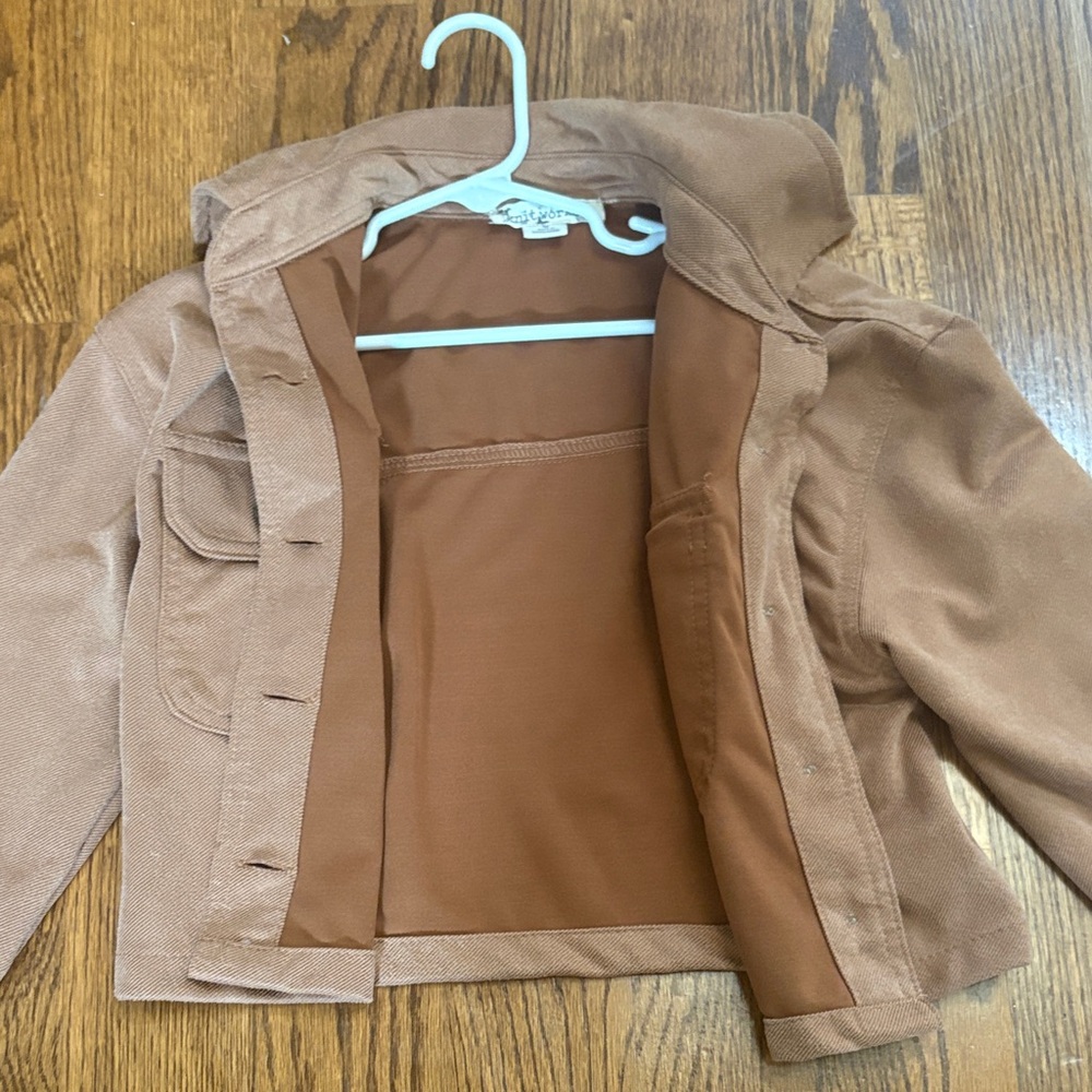 Knitworks Kids Tan Jean Jacket - Picture 7 of 8